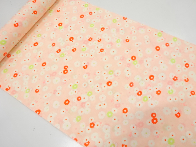 JAPANESE KIMONO / ANTIQUE BOLT FOR JUBAN / KIKU